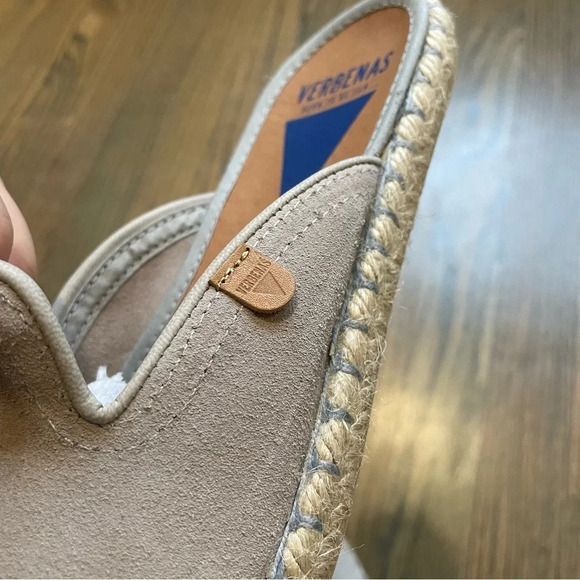 VERBENAS Celia espadrilles suede mules EU 38 Made in Spain - Picture 6 of 12